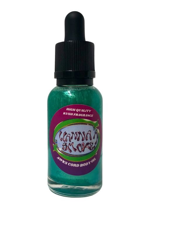 Wanna Smoke? Awks Cord body oil