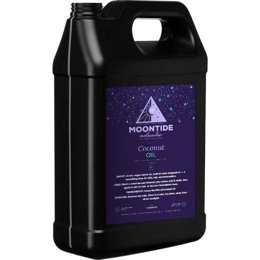 Coconut Oil in Moontide Molecules packaging