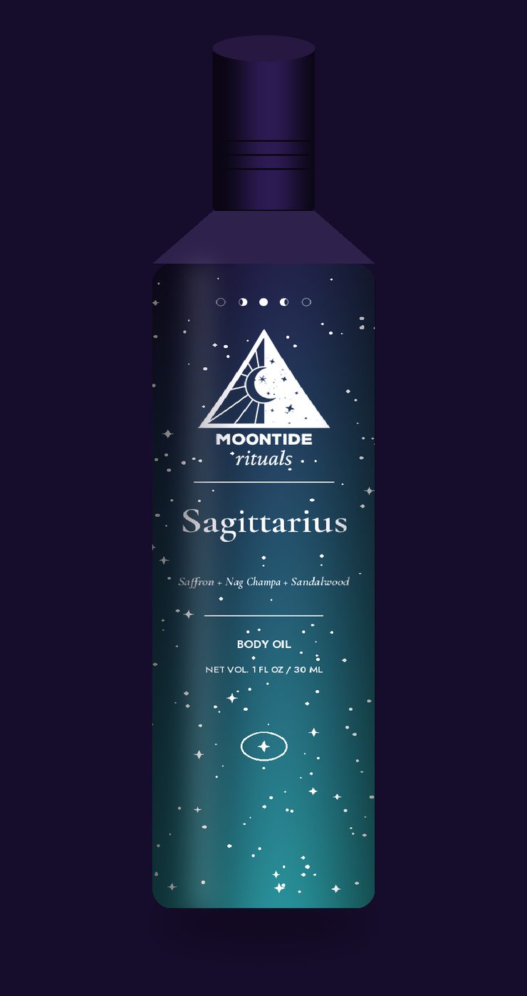 Sagittarius body oil
