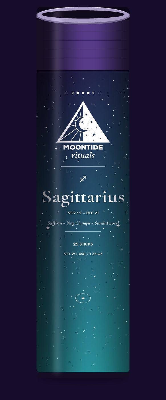 Sagittarius incense tube